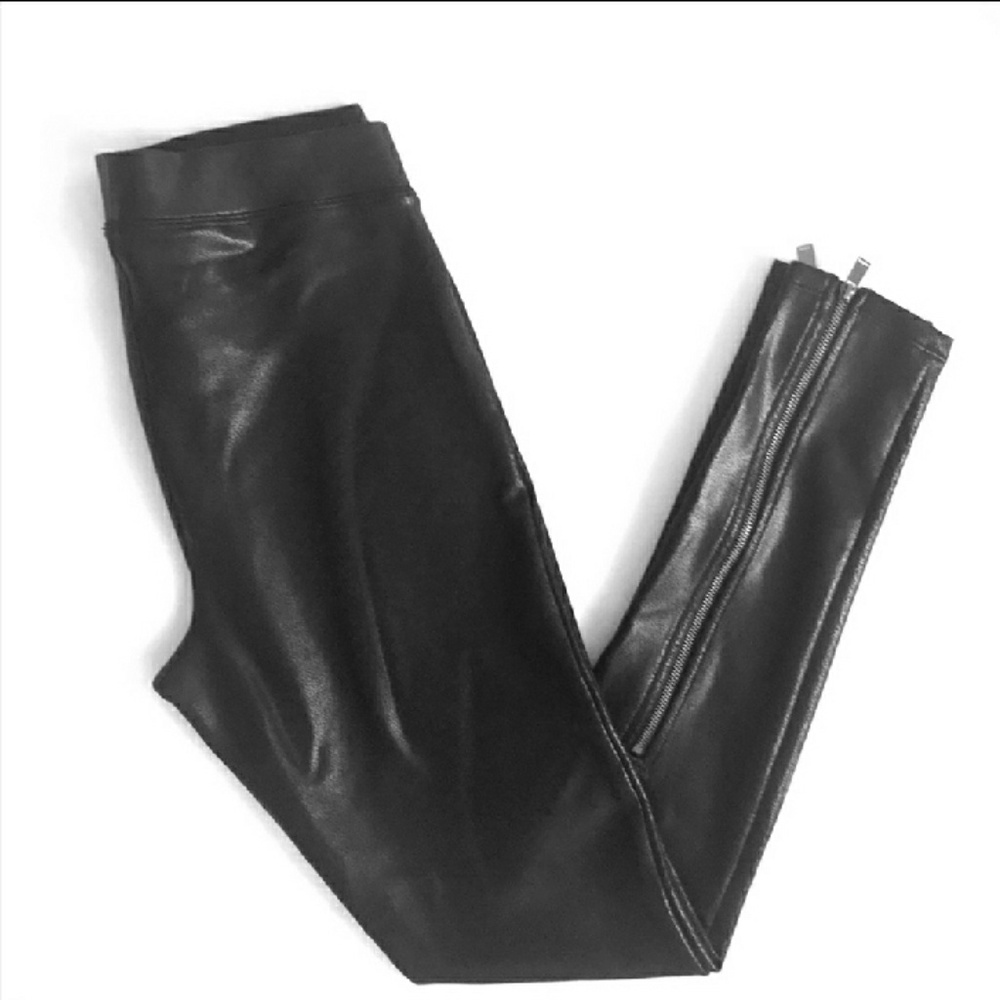 Express faux leather leggings